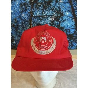 Vintage‎ South Town Dodge St Louis Red SnapBack Trucker Hat